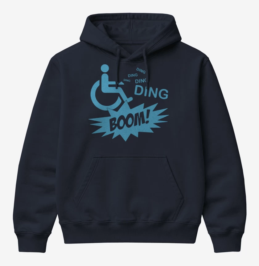 Poleron Canguro básico Azul Marino de BrBa - Ding Ding Boom