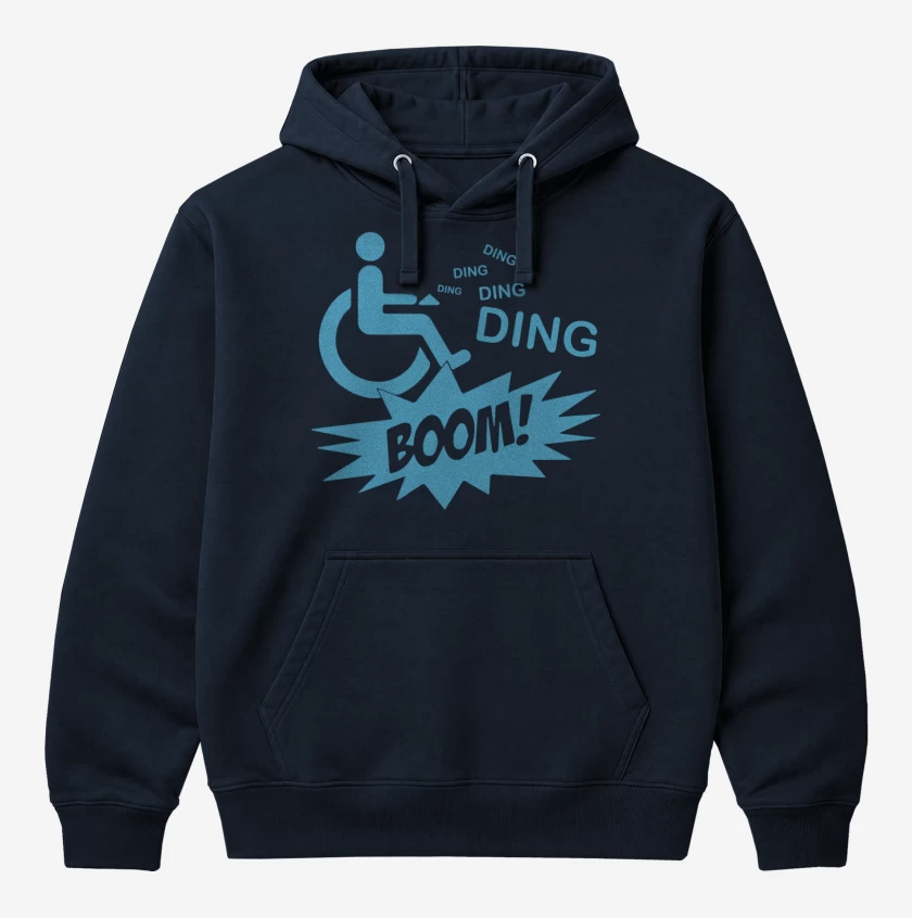 Polerón Canguro Azul Marino de BrBa - Ding Ding Boom