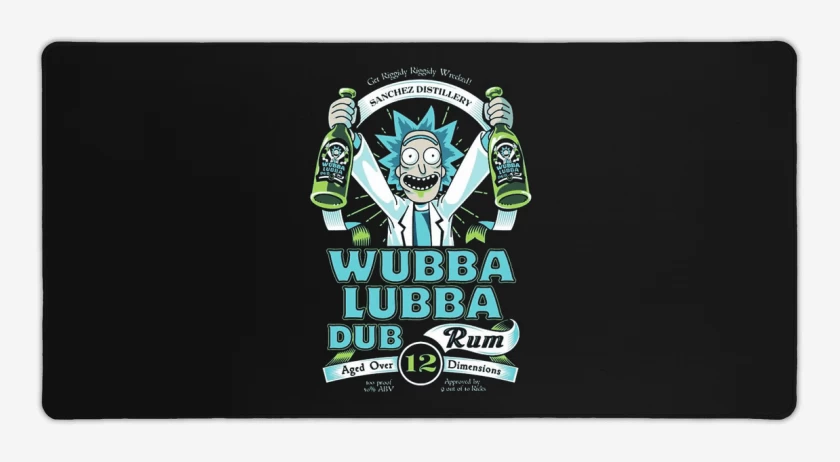 Mouse pad Gamer Negro de Don rick