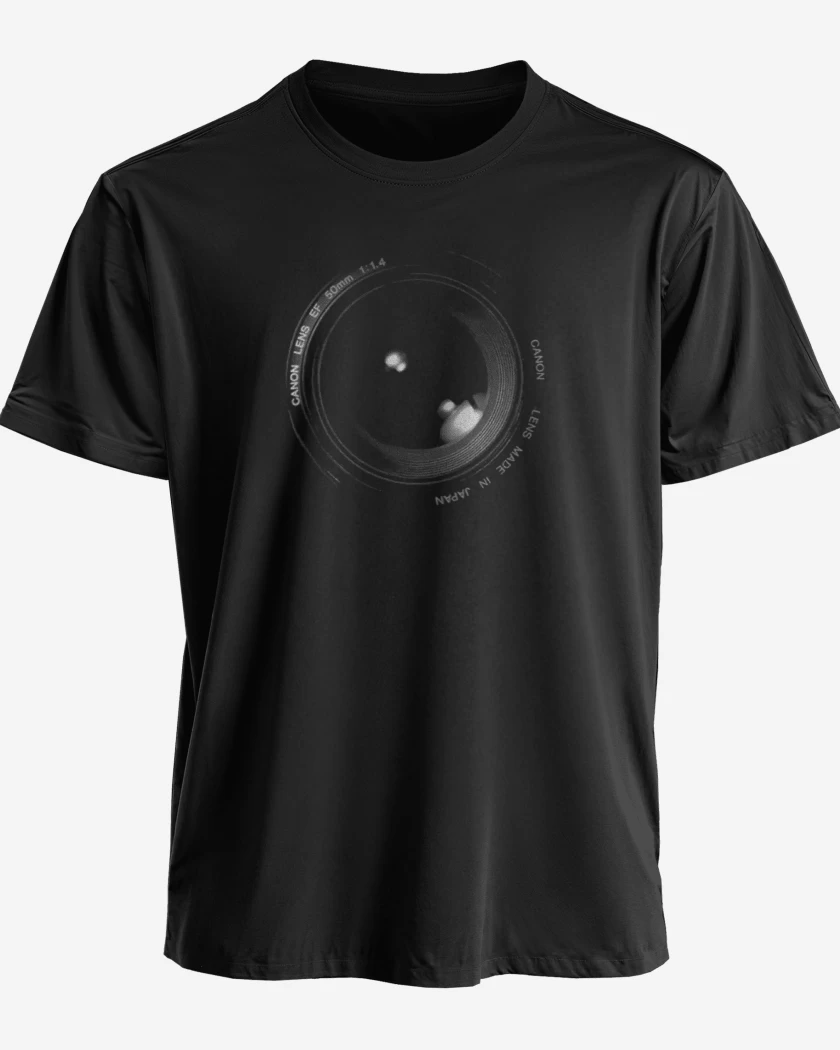 Polera premium Negro de Lente 55mm 