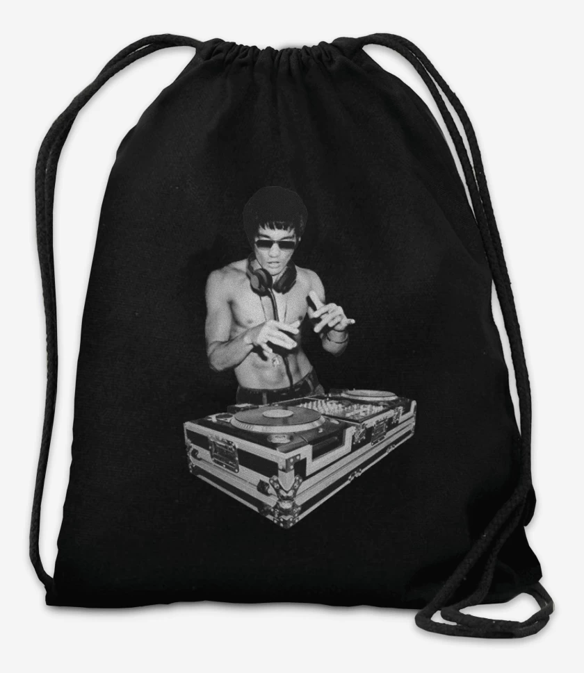 Mochila Negro de Bruce lee tony stark