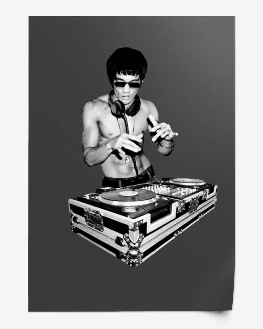 Print Bruce lee tony stark