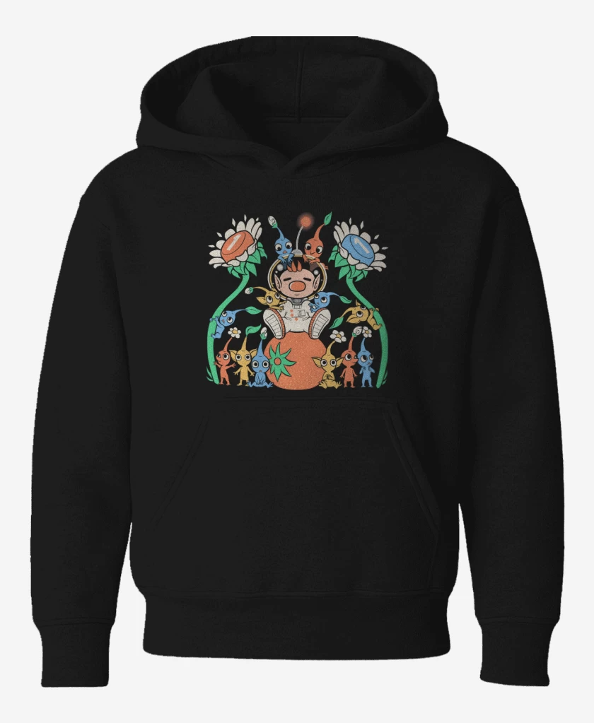 Poleron de niño Negro de pikmins
