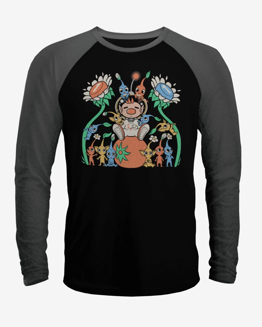 Polera Raglan pikmins