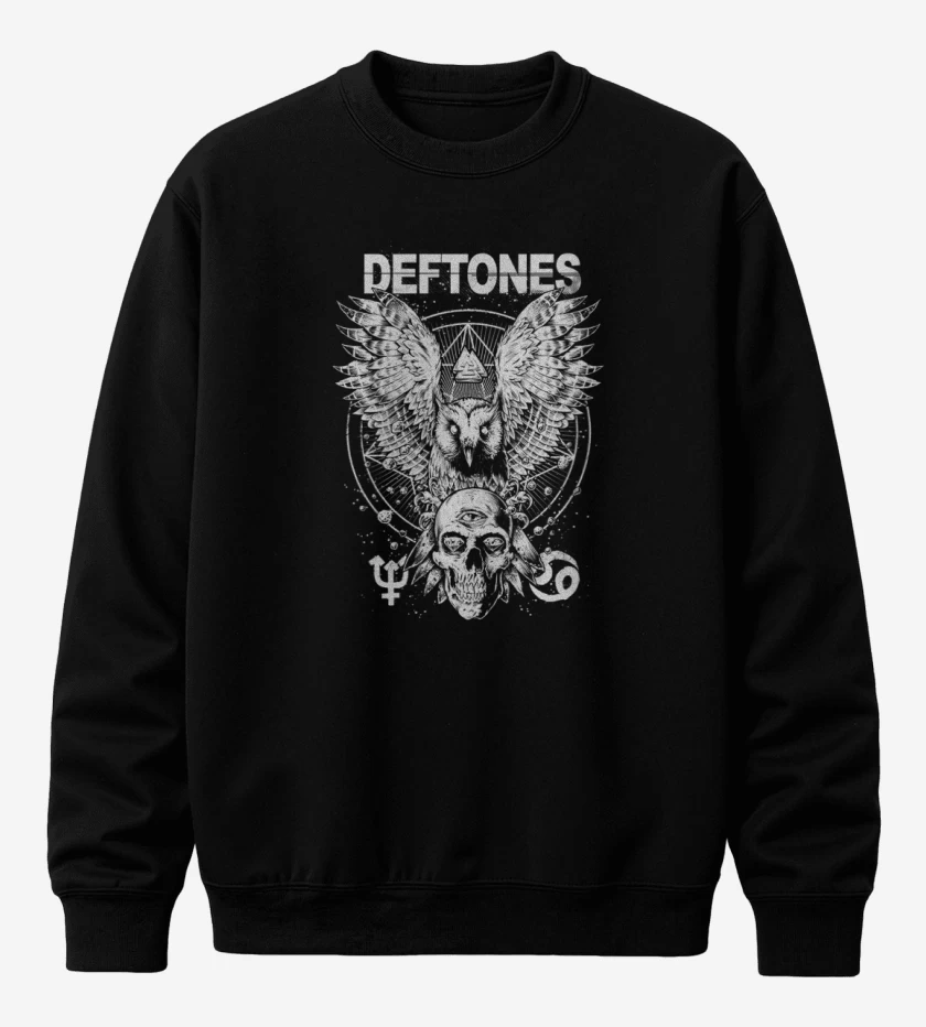 Poleron polo Negro de Deftones