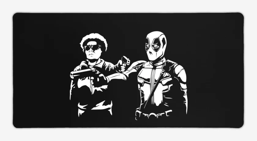 Mouse pad Gamer Negro de Pool fiction