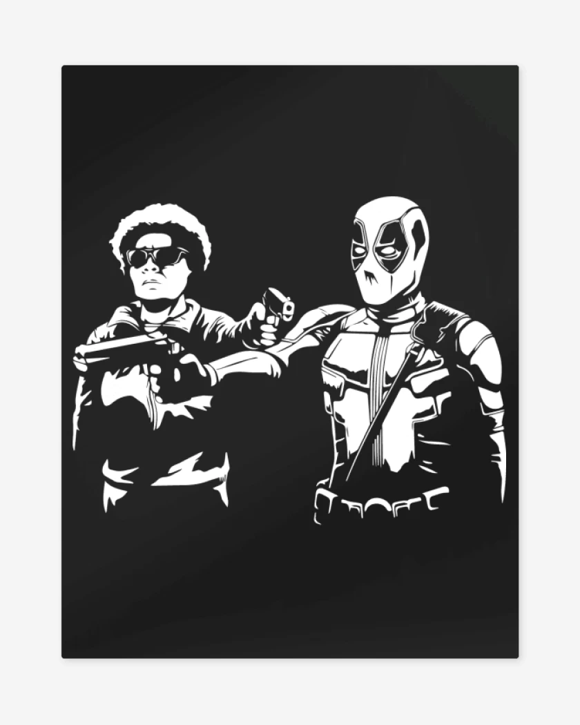 Print metalico Negro de Pool fiction