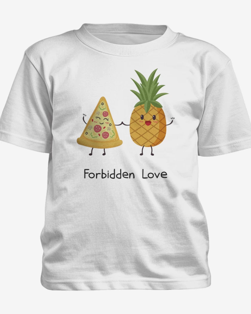 Polera de niño Blanco de Amor prohibido