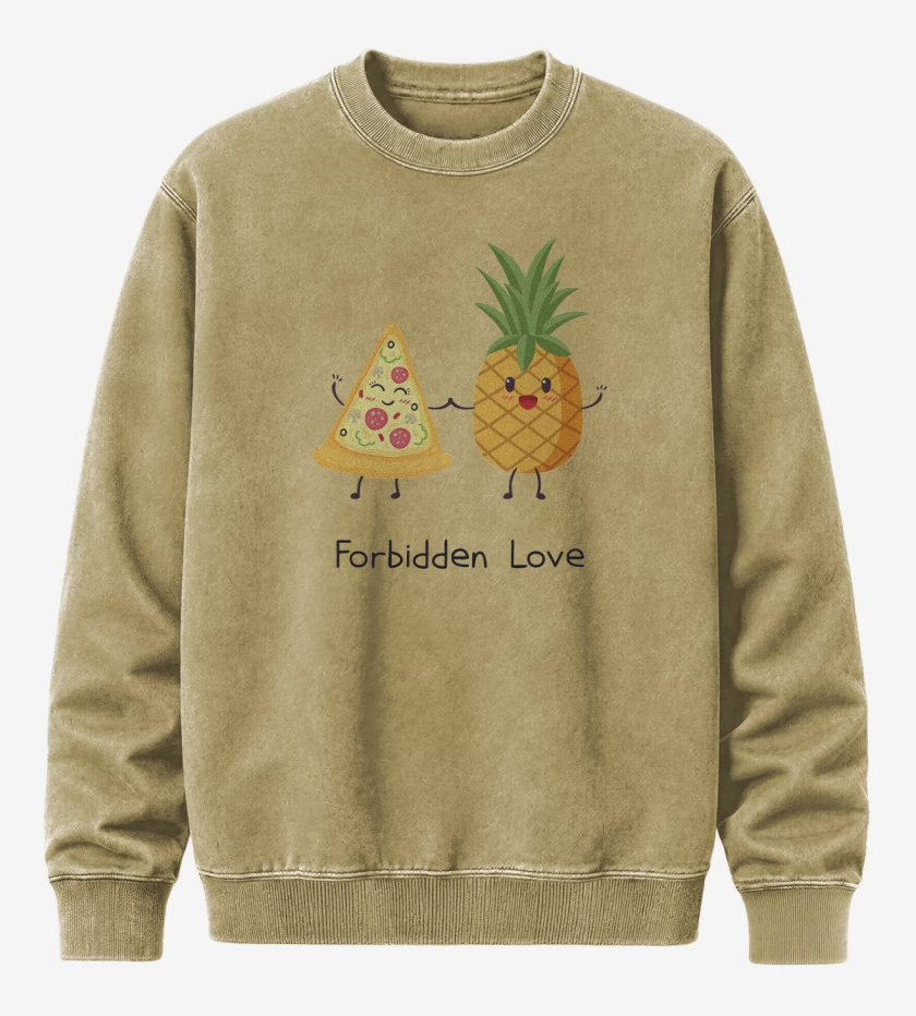 Poleron Polo Acid Wash Beige de Amor prohibido