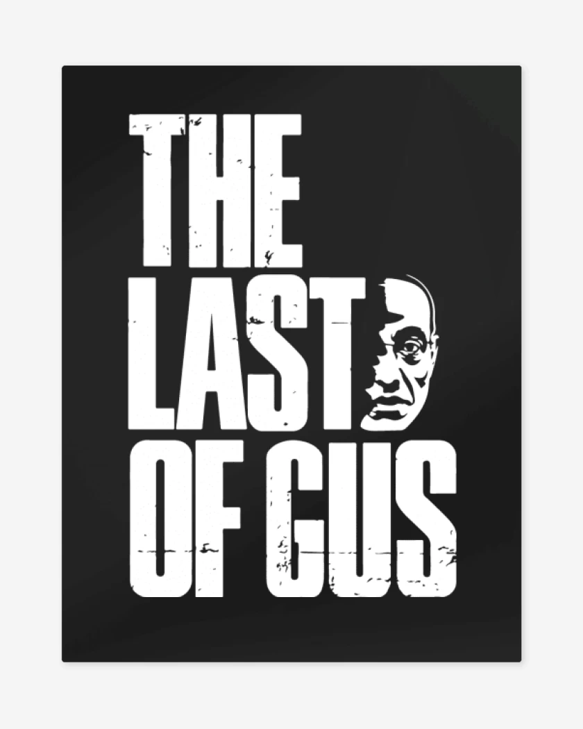 Print metalico Negro de The Last Of Gus