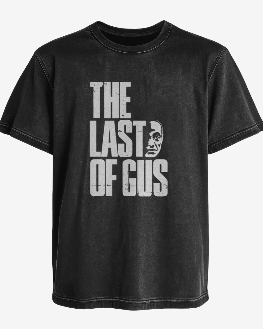 Polera desgastada Negro de The Last Of Gus