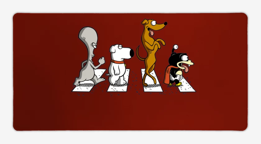 Mouse pad Gamer Rojo de The mascotas