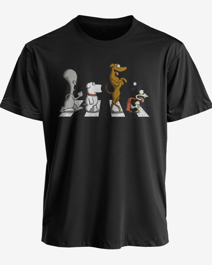 Polera premium Negro de The mascotas