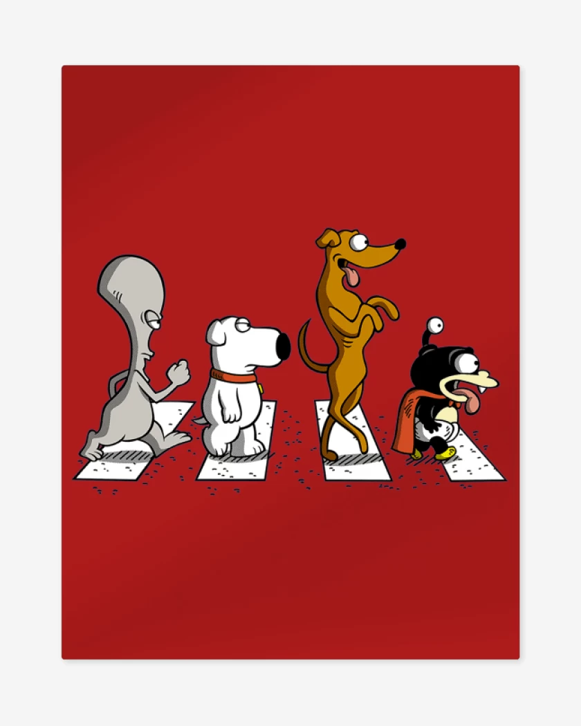 Print metalico The mascotas