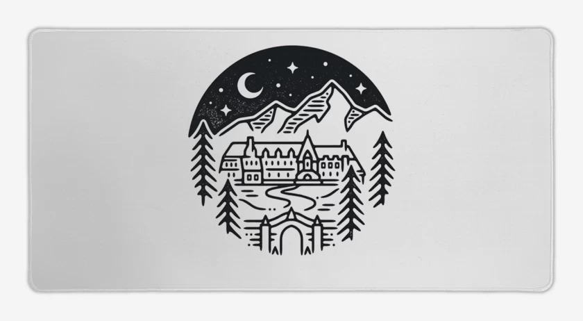 Mouse pad Gamer Blanco de Overlook hotel 