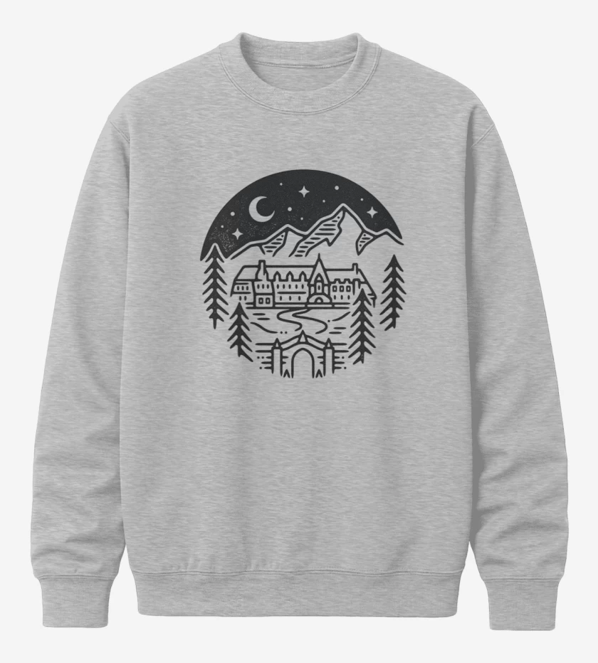 Poleron polo Gris Melange de Overlook hotel 