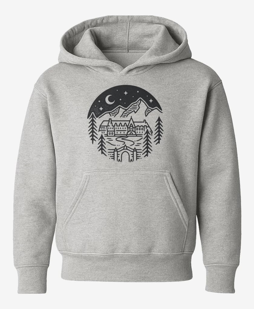 Poleron de niño Gris Melange de Overlook hotel 