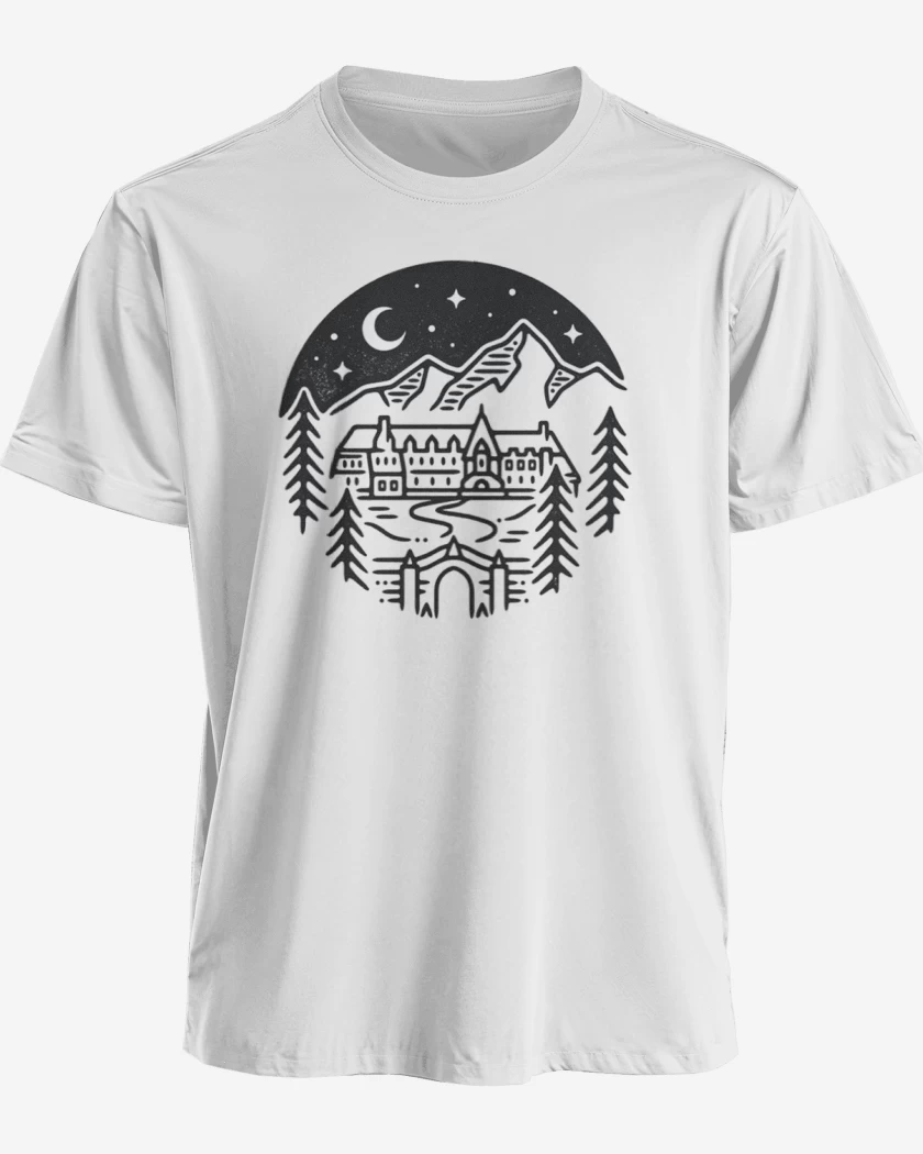 Polera premium Blanco de Overlook hotel 
