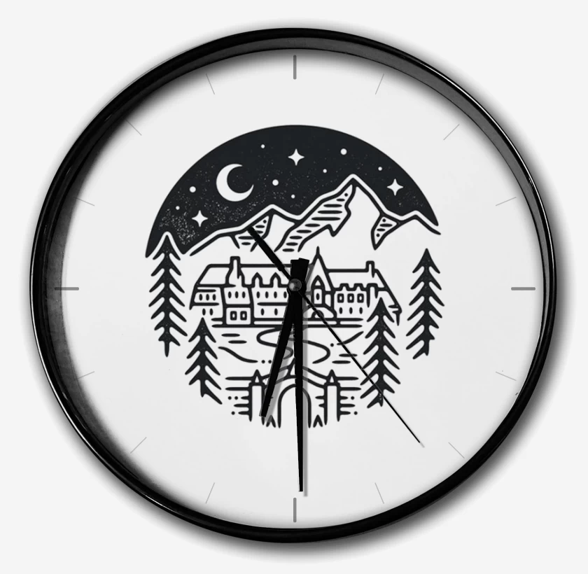 Reloj Blanco de Overlook hotel 