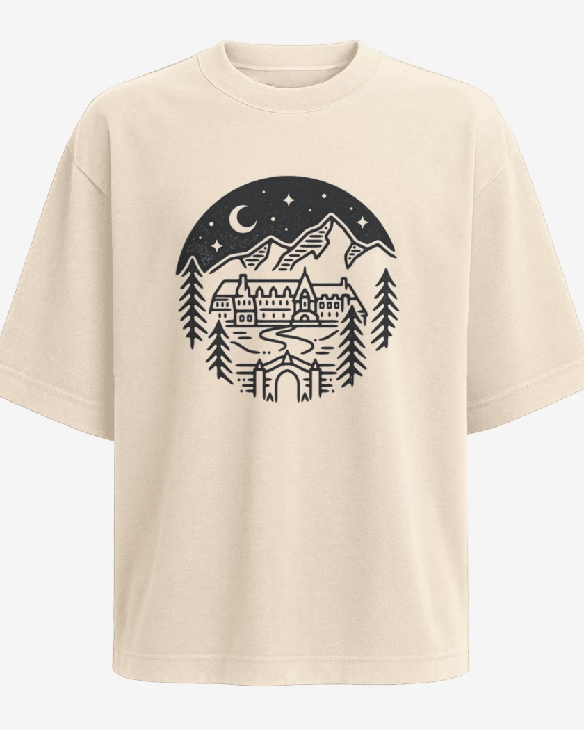 Polera Oversize Beige de Overlook hotel 