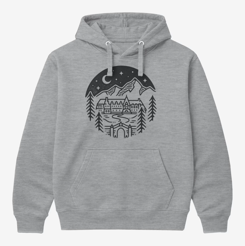 Polerón Canguro Gris Melange de Overlook hotel 