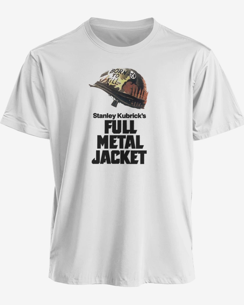Polera premium Blanco de Full Metal Jacket
