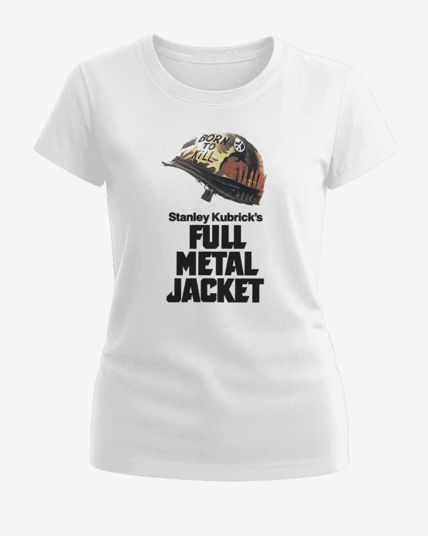 Polera de Mujer Blanco de Full Metal Jacket
