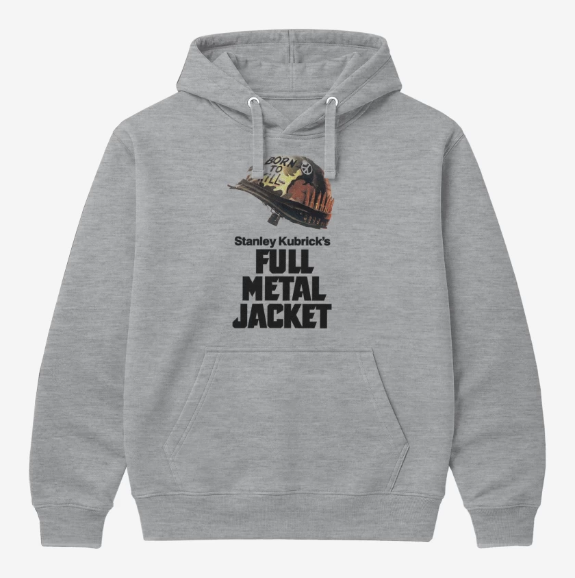 Polerón Canguro Gris Melange de Full Metal Jacket