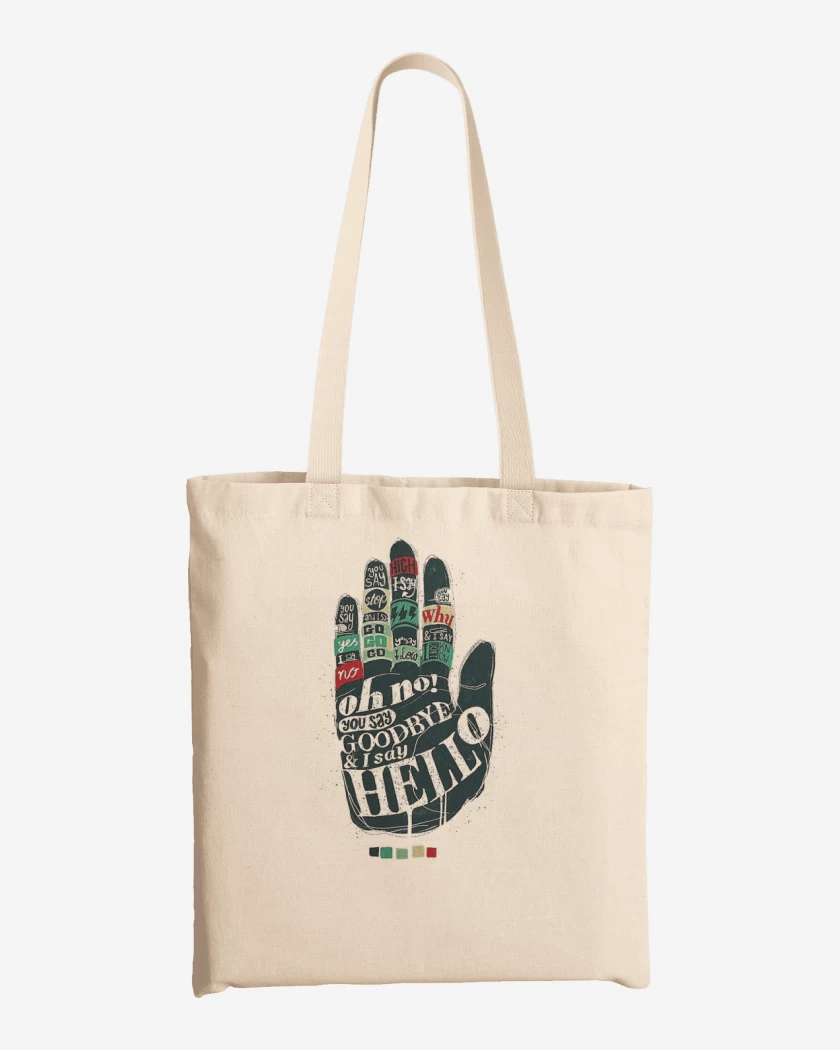 Totebag Hello goodbye 