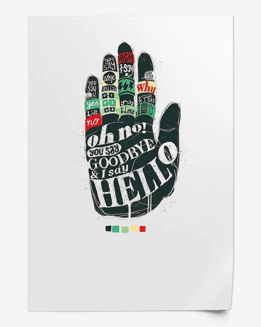 Print Hello goodbye 