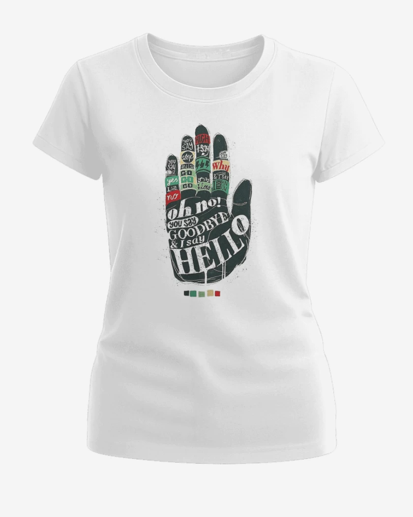 Polera de Mujer Blanco de Hello goodbye 