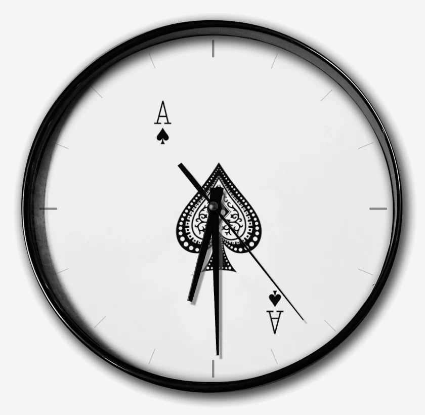 Reloj Blanco de As de pica