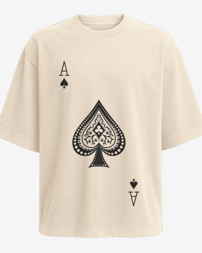 Polera Oversize As de pica