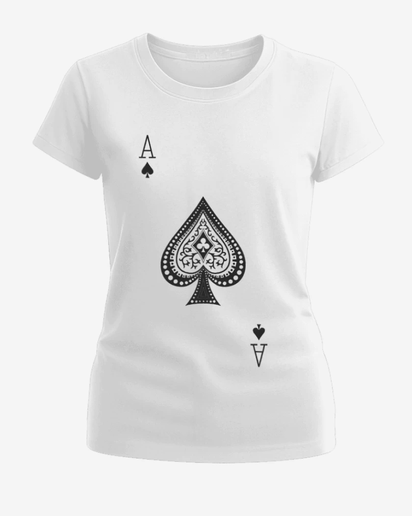 Polera de Mujer Blanco de As de pica