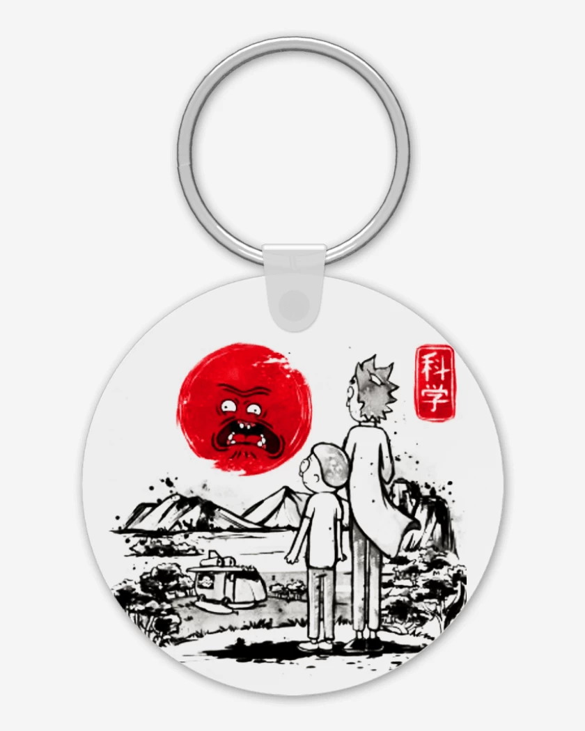 Llavero Rick and morty japo