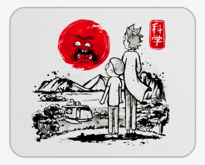 Mousepad Rick and morty japo