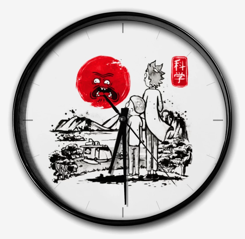 Reloj Blanco de Rick and morty japo