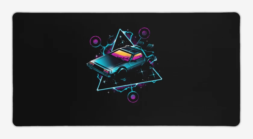Mouse pad Gamer Delorean Back to the future 