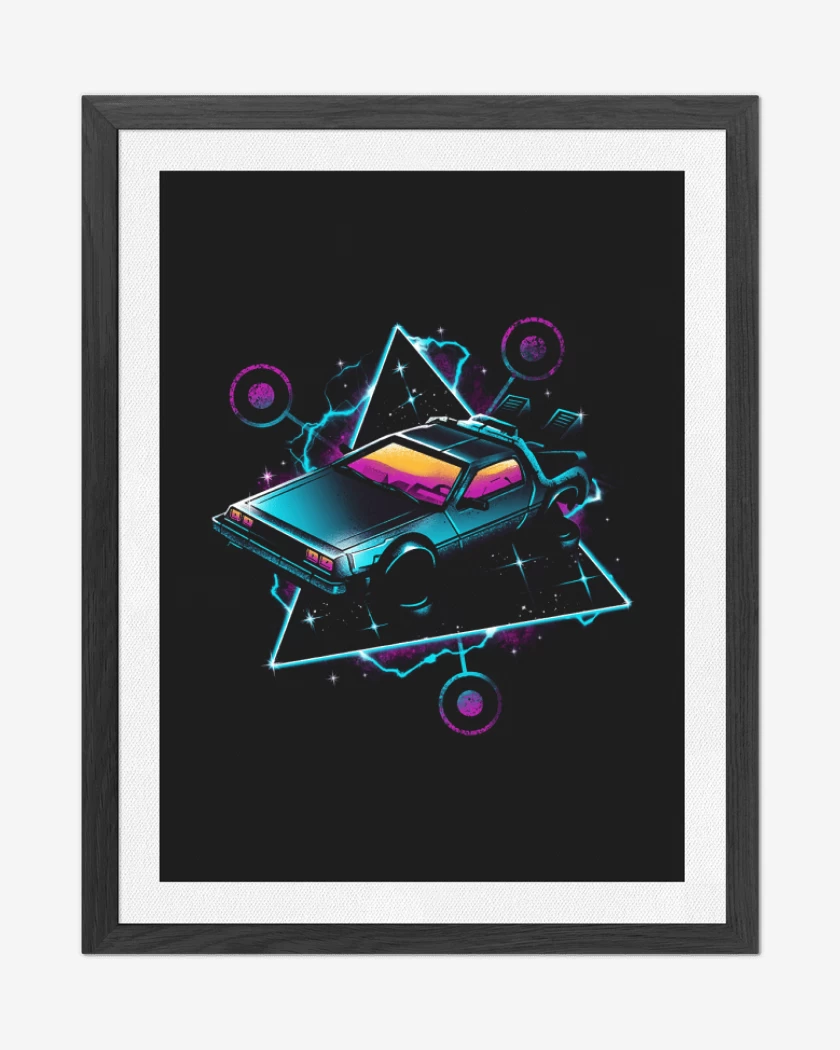 Cuadro decorativo Delorean Back to the future 