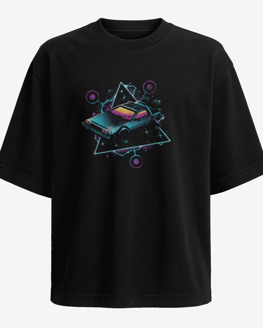 Polera Oversize Delorean Back to the future 