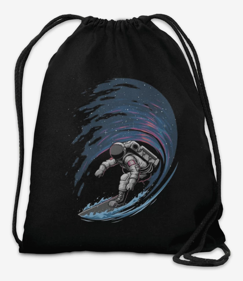 Mochila Negro de Astronauta Surf 