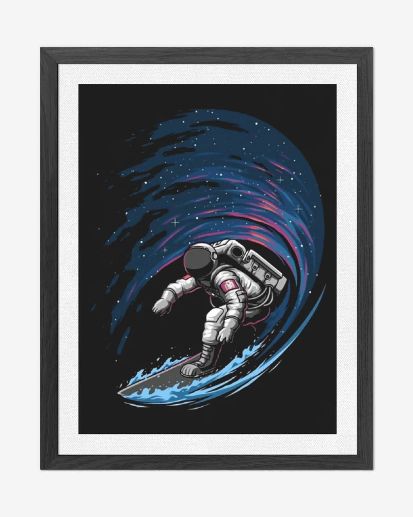 Cuadro decorativo Astronauta Surf 