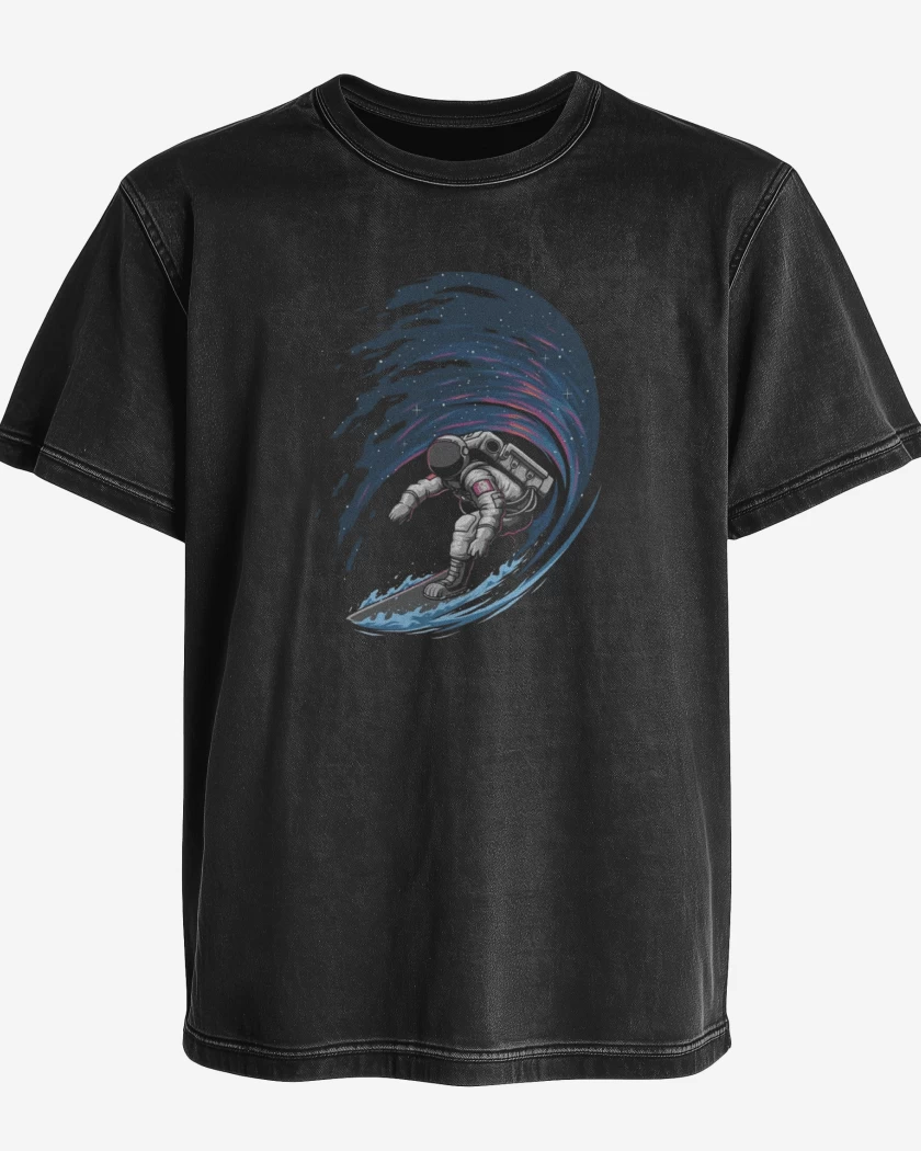 Polera desgastada Astronauta Surf 