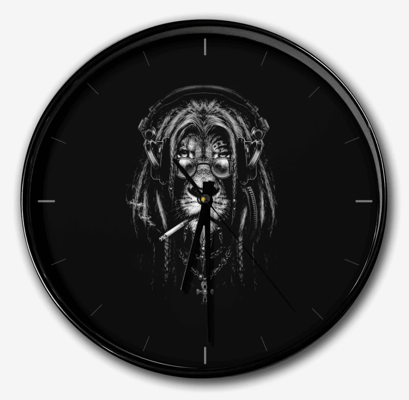 Reloj Negro de Leon Rasta 
