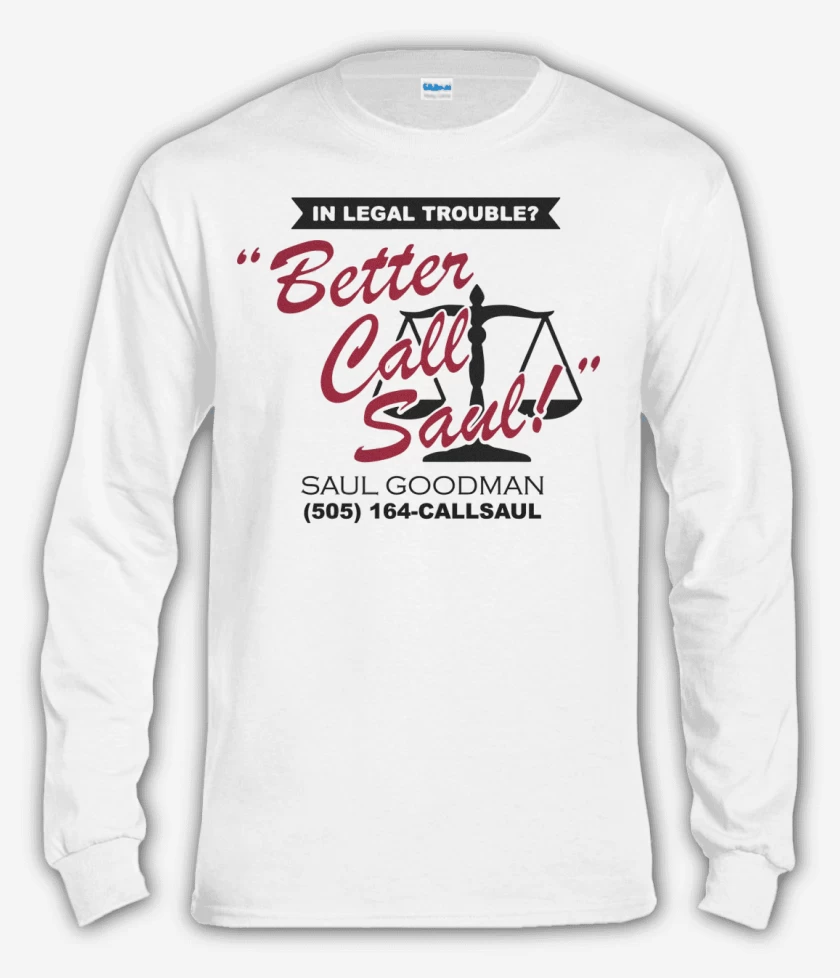 Polera manga larga Better Call Saul!