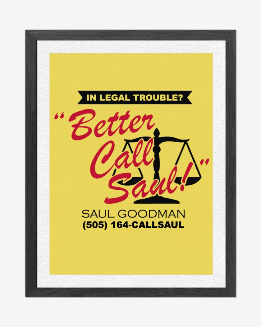Cuadro decorativo Better Call Saul!