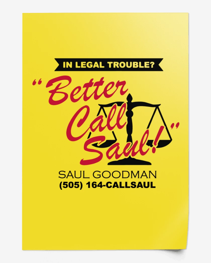Print Better Call Saul!