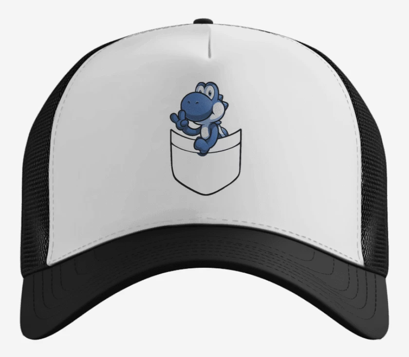 Gorro Yoshi de bolsillo azul