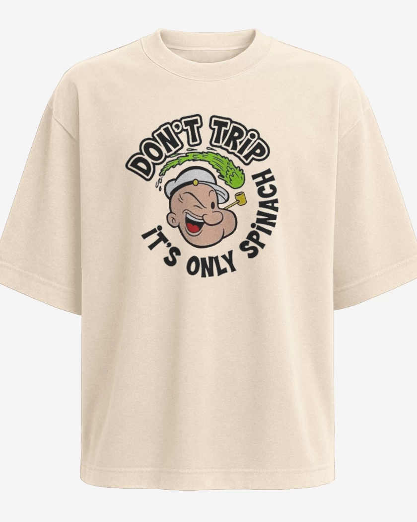 Polera Oversize Beige de Popeye 3 