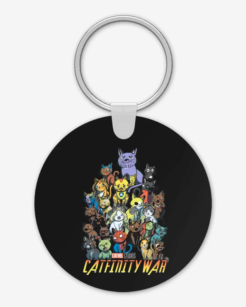 Llavero Negro de Catfinity wars